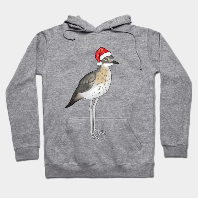 Xmas annoyed bush stone curlew Hoodie by Meowmaddie